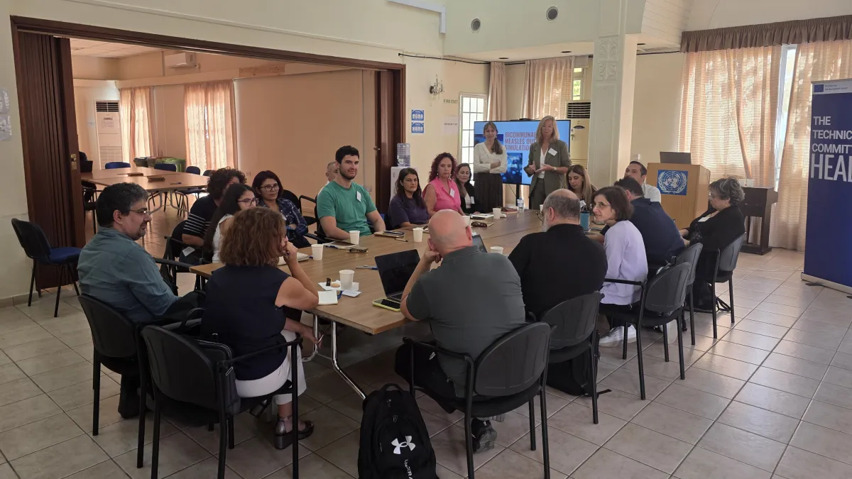 the first bicommunal measles outbreak simulation exercise