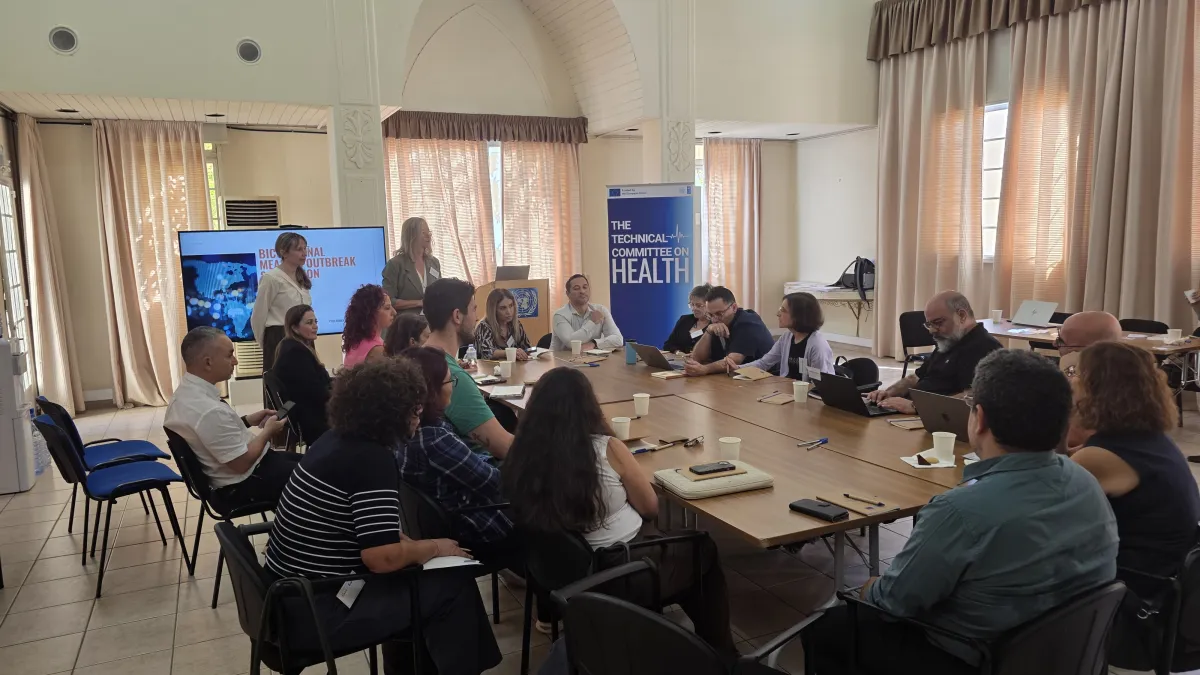 the first bicommunal measles outbreak simulation exercise