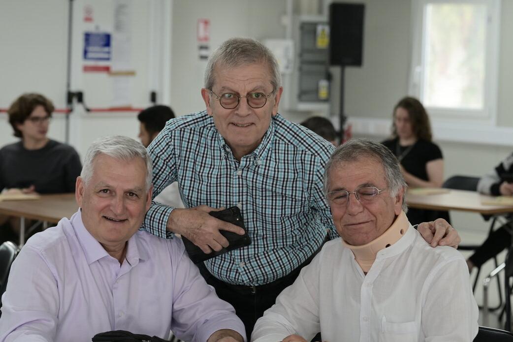 Three men at the Environmental Stewardship’ project