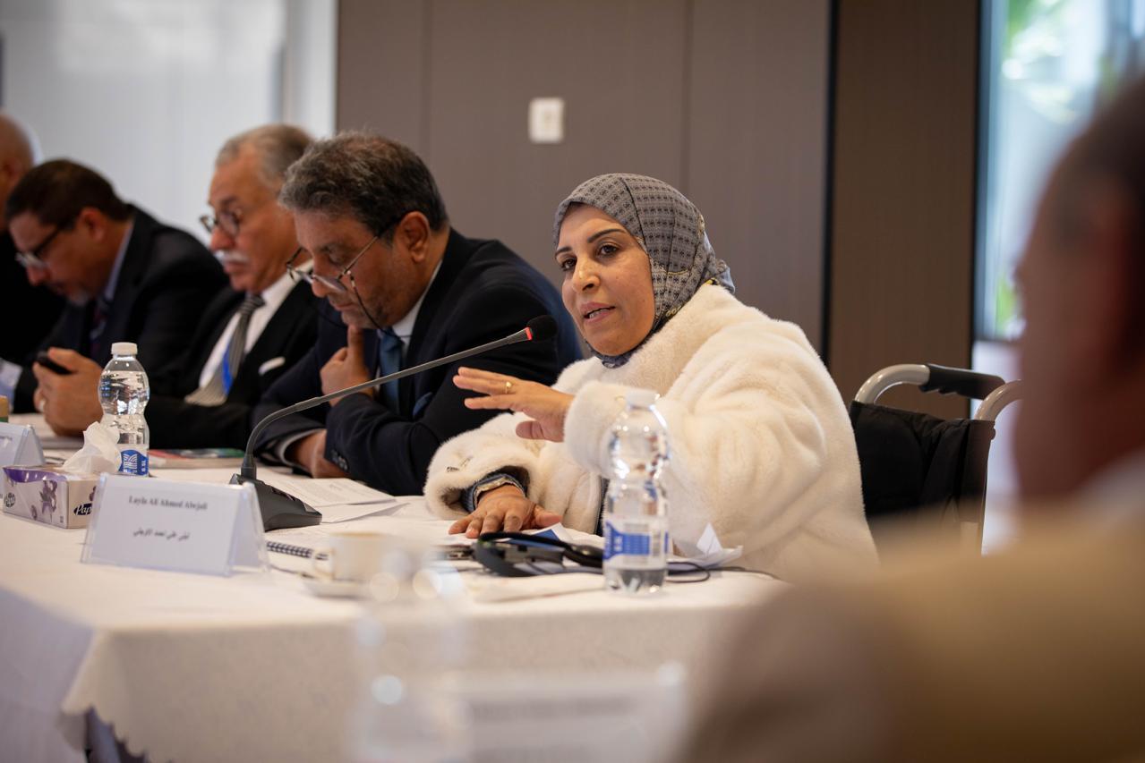 Deliberations among members of the Governance track in the Structured Dialogue