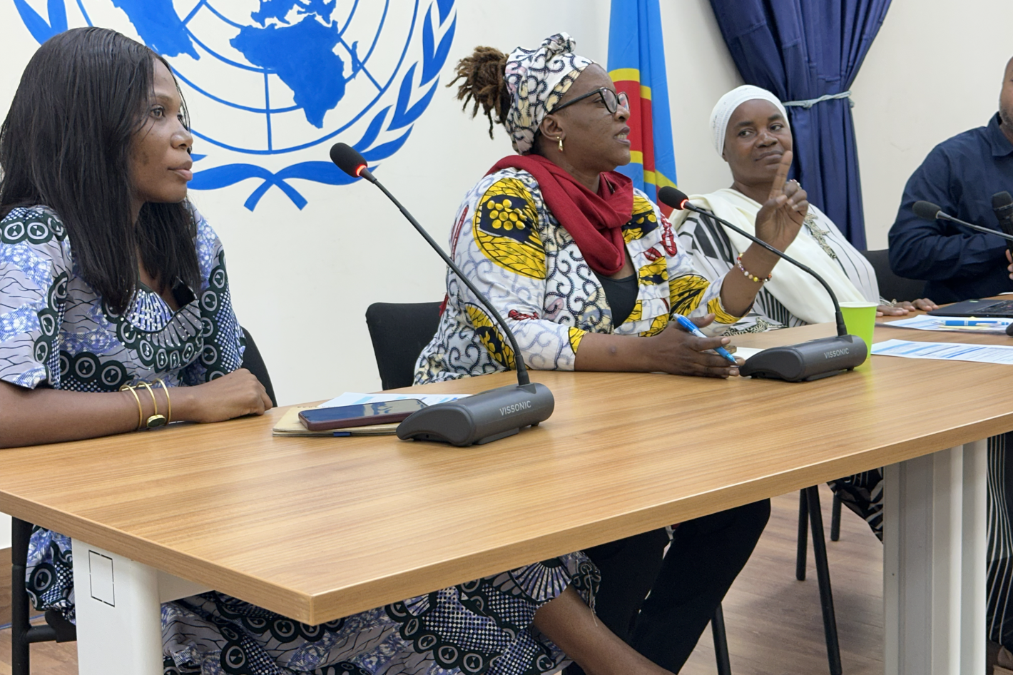 Panel members for the radio program on "feminism in the age of misinformation". img_3043.png