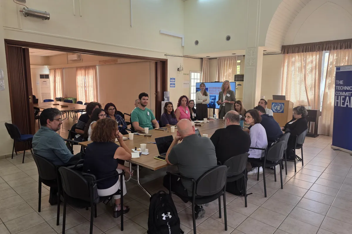 the first bicommunal measles outbreak simulation exercise