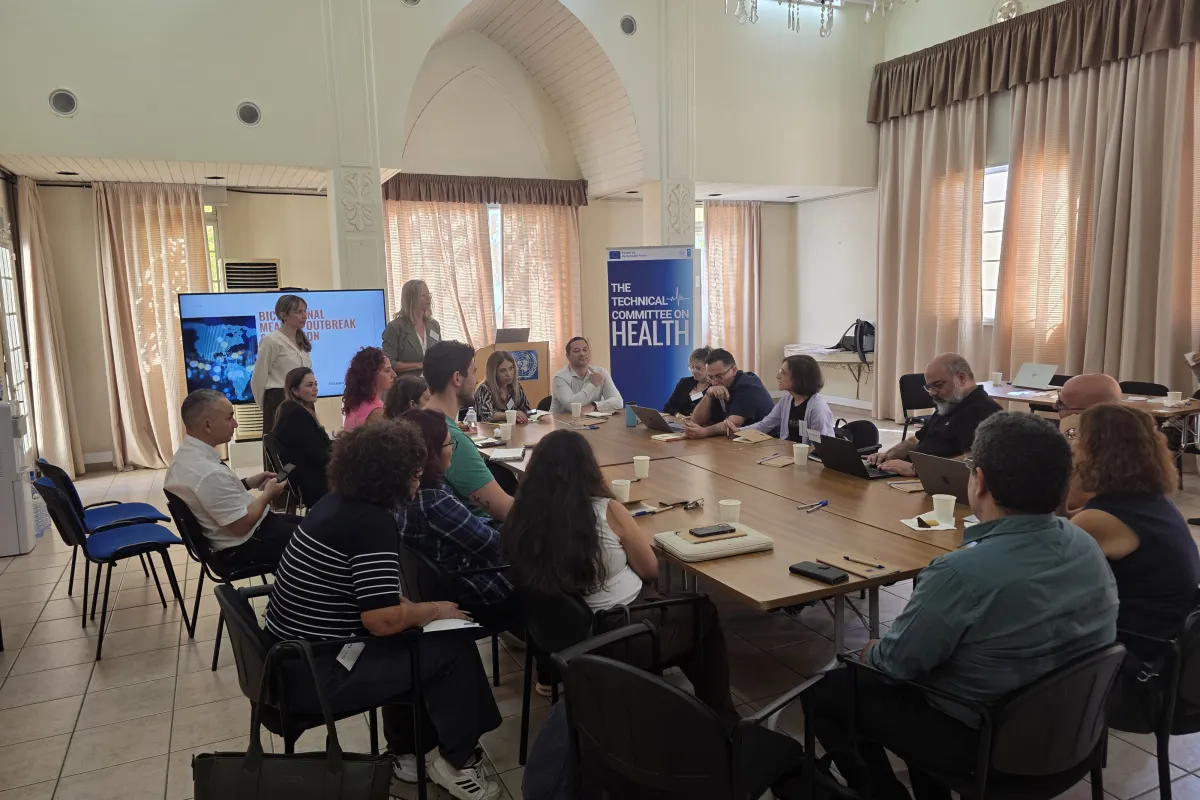the first bicommunal measles outbreak simulation exercise